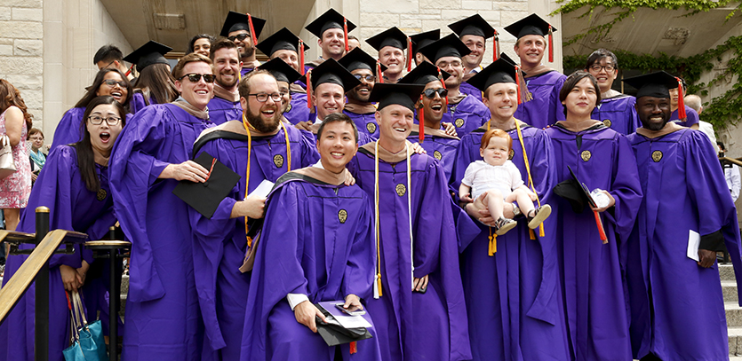 The newest graduates of the MMM Program pose for a group photo.