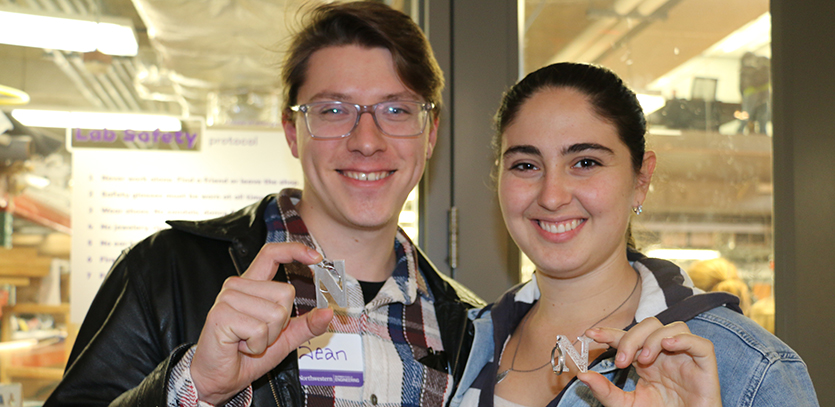 Attendees took home keychains made in the Segal Shop.