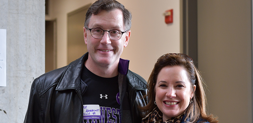 Alumni celebrated Homecoming at Prototype Purple.