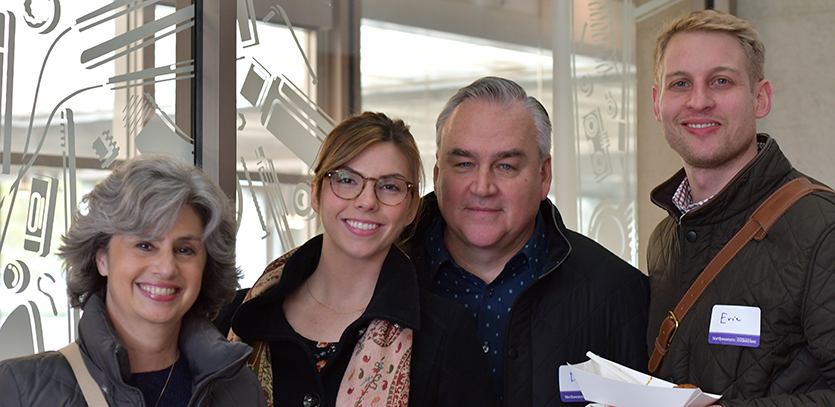 Alumni celebrated Homecoming at Prototype Purple.