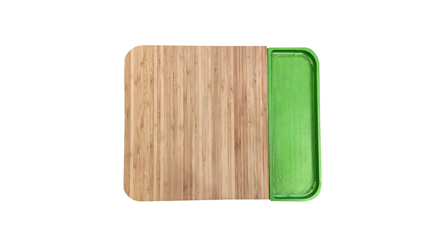 Flip's two components are connected with a keyhole locking mechanism.